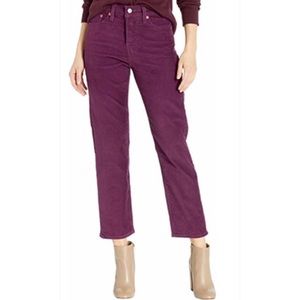 Levi’s High Waisted Corduroy Wedgie Fit NWT